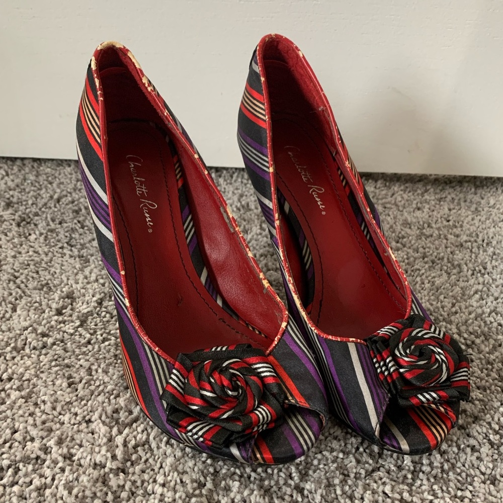 Floral heels